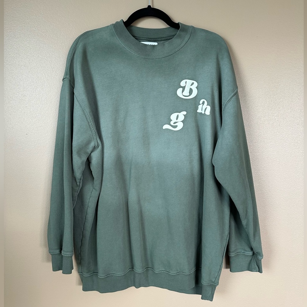 NEW Anine Bing Ombré Green Crewneck - Large